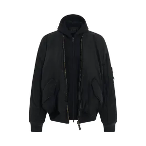 All In Bomber Jacket in Black