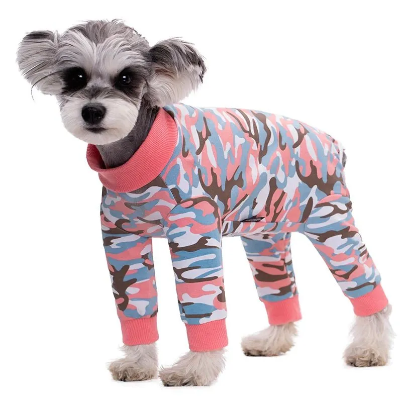 AnniePaw Cozy Anti-Lick Full Belly Recovery Suit for Dogs