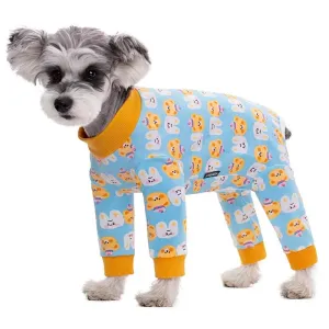 AnniePaw Cozy Anti-Lick Full Belly Recovery Suit for Dogs