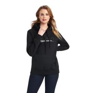 Ariat Women's Black Real Sequin Logo Hoodie