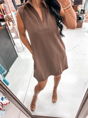 Blessing You Dress Brown