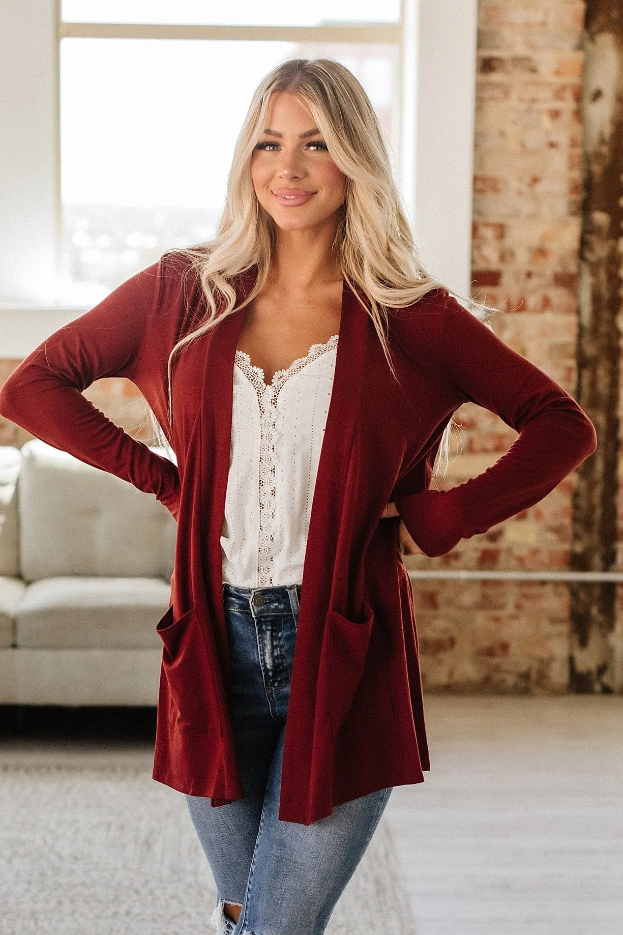 Brooklyn Pocket Cardigan | S-XL