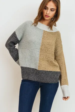 Colorblock Sweater- T912