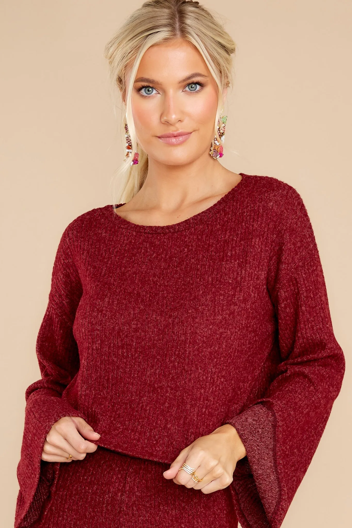 Cozy Season Wine Sweater