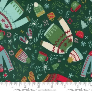 Cozy Wonderland - Cozy Please in Pine - 45591 23 - Half Yard