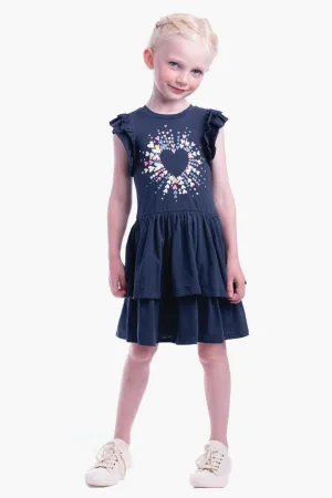 Girls Dress Imoga Nester Heart