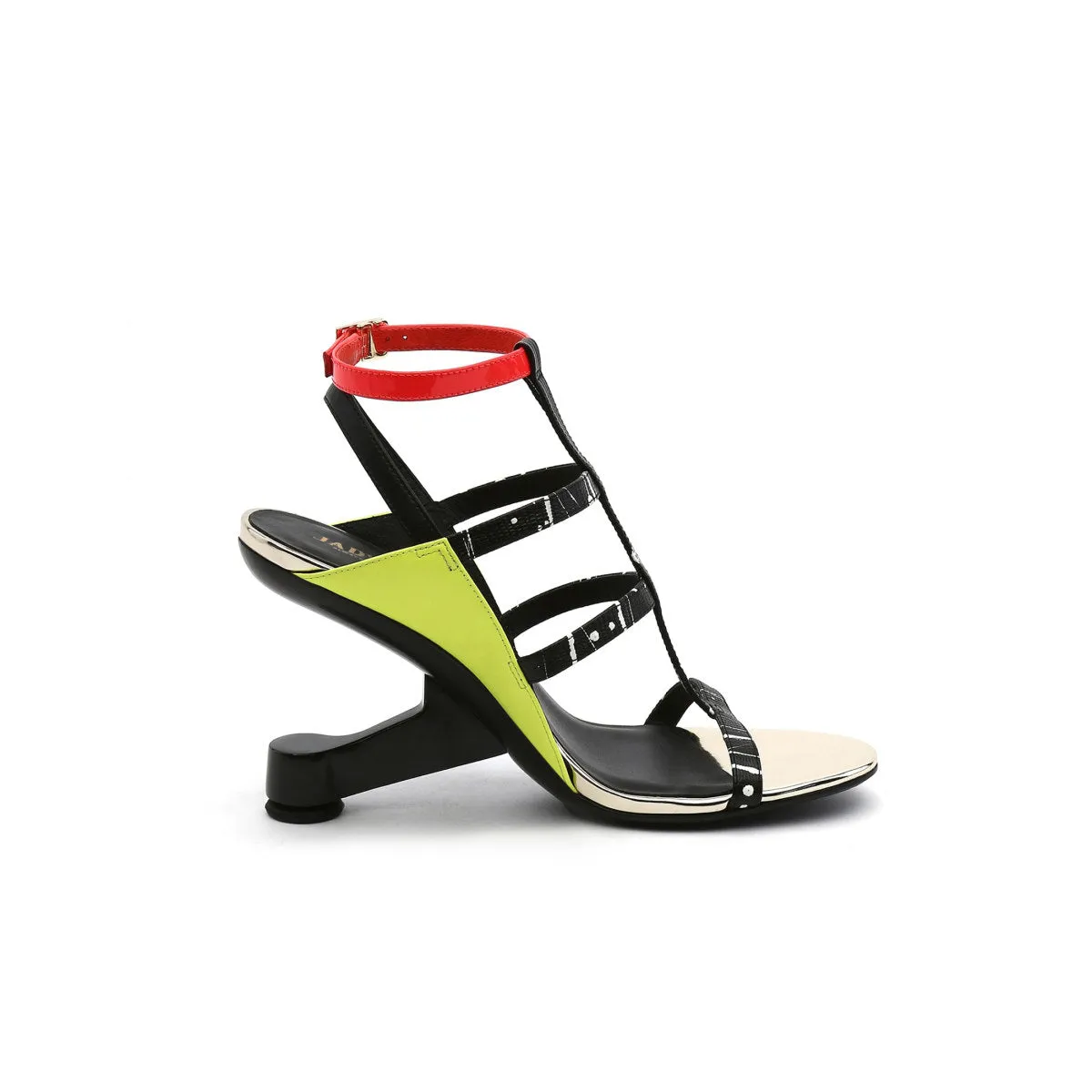 Heel-Less Strappy Gladiator Sandals