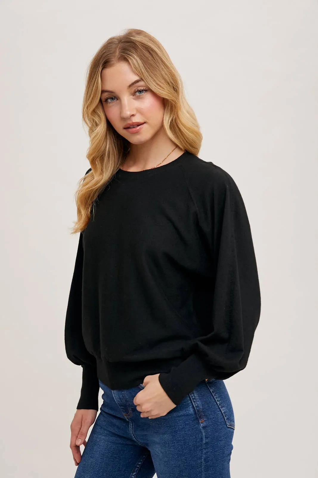 Ivory Lightweight Pullover Sweater