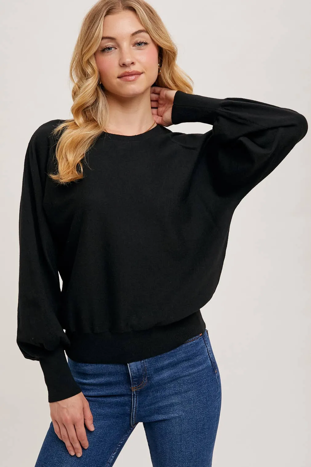 Ivory Lightweight Pullover Sweater