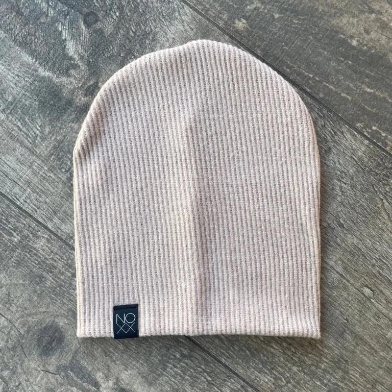 Light Tan | Cozy Ribbed Knit Beanie