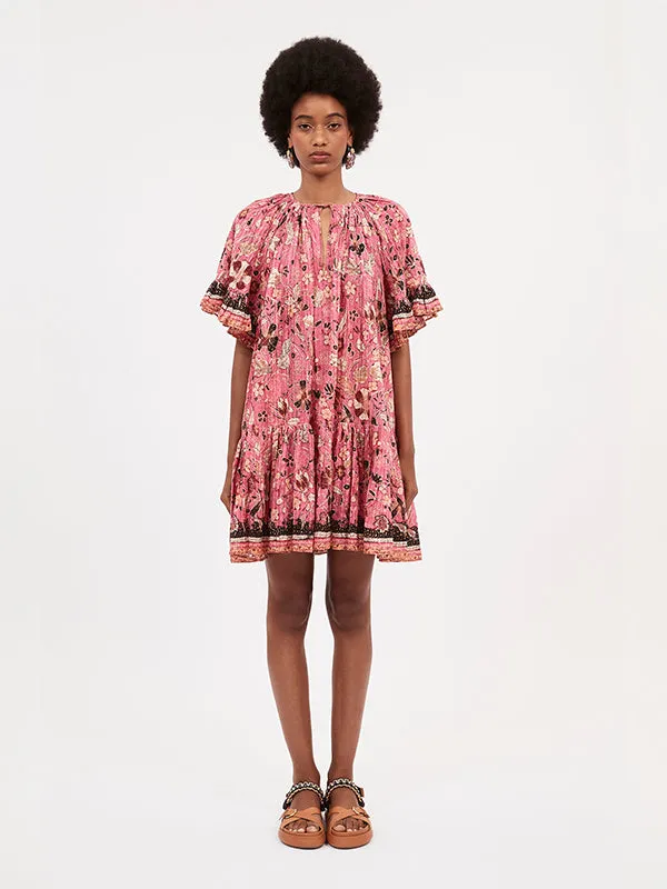 Malie Dress in Hollyhock