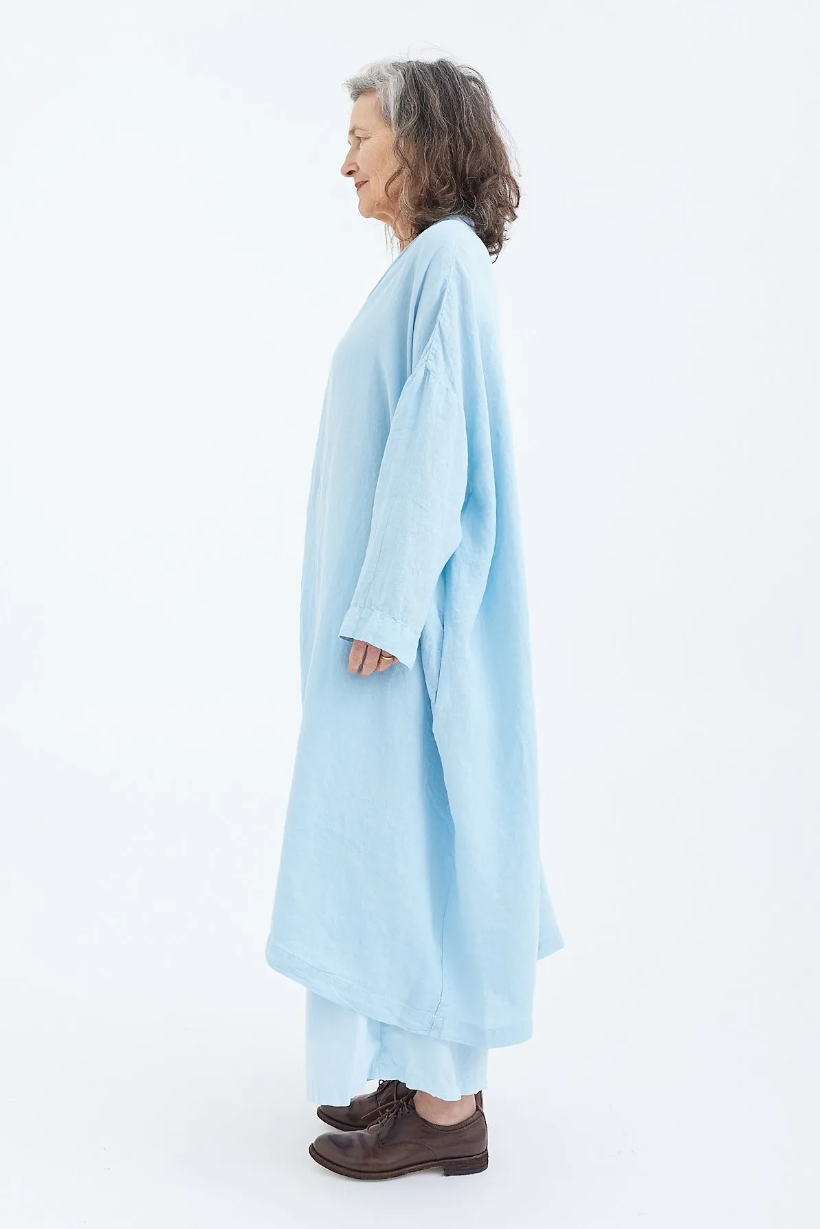 Metta - Ottilie V-Neck Dress - Linen