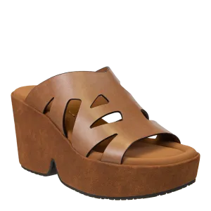 NAKED FEET - BRIO in BROWN Heeled Sandals