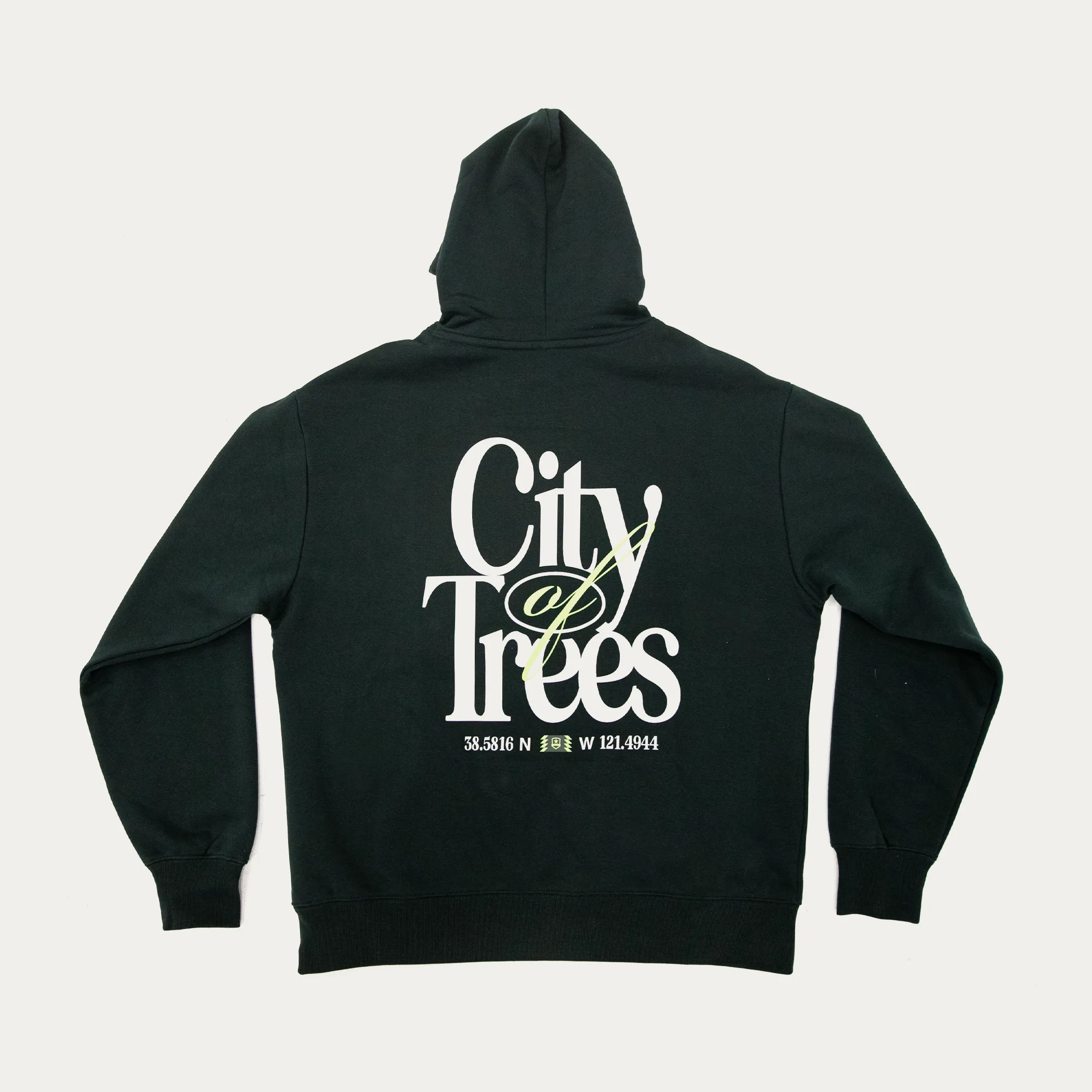 Pine Green City of Trees Hoodie