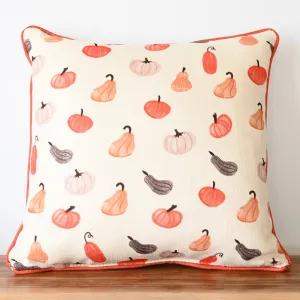 Pumpkin Patterned Square Pillow