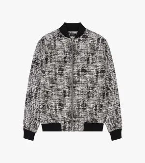 Static Zane Bomber Jacket Black/White