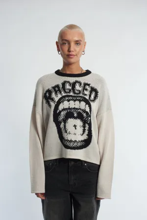 The Ragged Priest Mouthy Ragged Knit Jumper