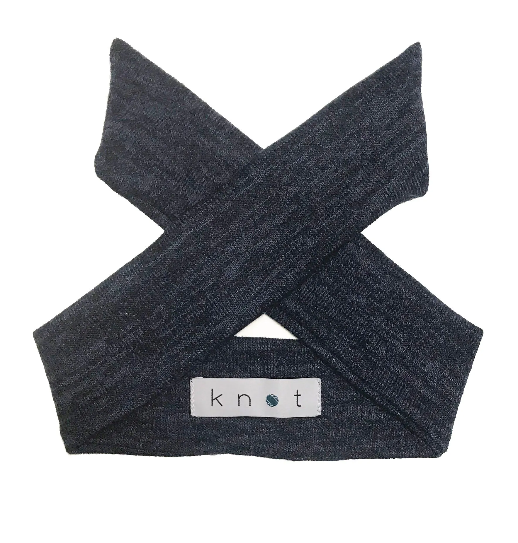 Wrap Bow Headwrap // Navy KNIT