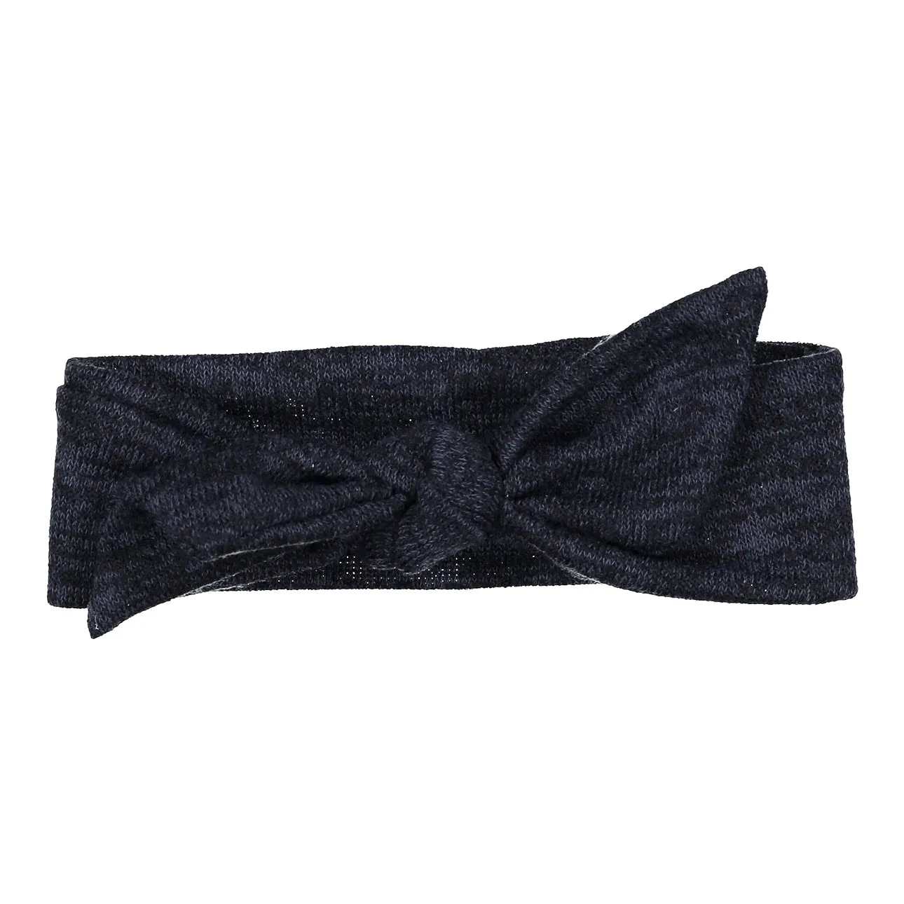 Wrap Bow Headwrap // Navy KNIT